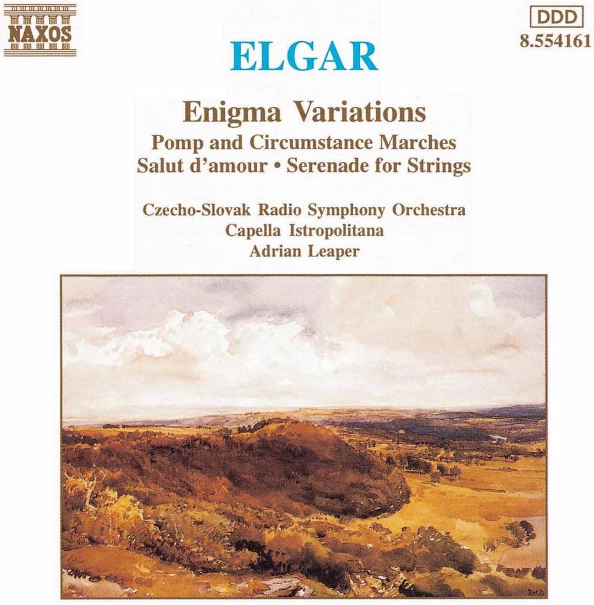 OUTHERE Elgar: Enigma Variations, etc /Leaper, Czecho-Slovak RSO