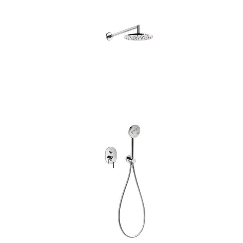 Tres Lex inbouw regendouche met mengkraan incl Chroom