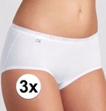 Sloggi Set van 3 damesslips, wit, maat 40