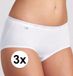 Sloggi Set van 3 damesslips, wit, maat 40