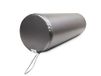 QUIRUMED WELLCORE Massagecilinderkussen, 60 x 20 cm, kunstleer, afneembare overtrek, schuimvulling, voor yoga, fitness, massagestoel, ergonomisch, zilver