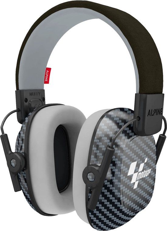 Alpine Hearing protection Alpine Muffy Kids Gehoorbescherming Kinderen 25 dB (5–16 Jaar) - Verstelbare Oorkappen voor Focus, School & Evenementen - Comfortabele & Opvouwbare Oorbeschermers - MotoGP