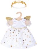 Heless Babypoppenkleding Engelenjurk 20-25 Cm Wit/goud 2-delig