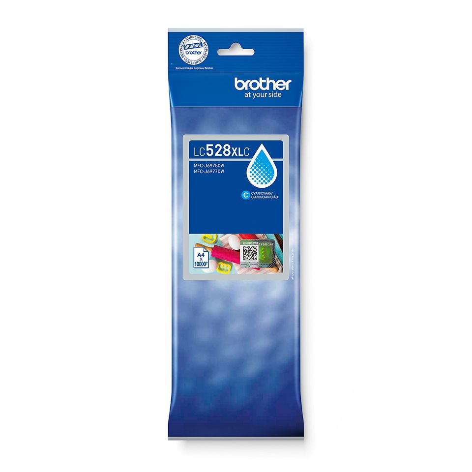 Brother LC528XLC inktcartridge Cyaan Ultrahoog rendement 1 stuk(s) Origineel