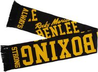 BenLee Fan Scarf Sjaal Katoen Mannen Black/Yellow