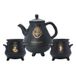 ABYstyle Harry Potter Hogwarts Theepot Set - Zwart/Goud - 1L - 3 Delig