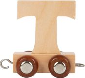 Small Foot Houten Lettertrein - T - 12 stuks