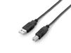 Equip 128864 USB 2.0 type A naar type B kabel, 2,0 m, zwart