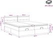 vidaXL Ottoman bed met matras en hoofdeinde, 2 stuks, lichtgrijs, fluweel