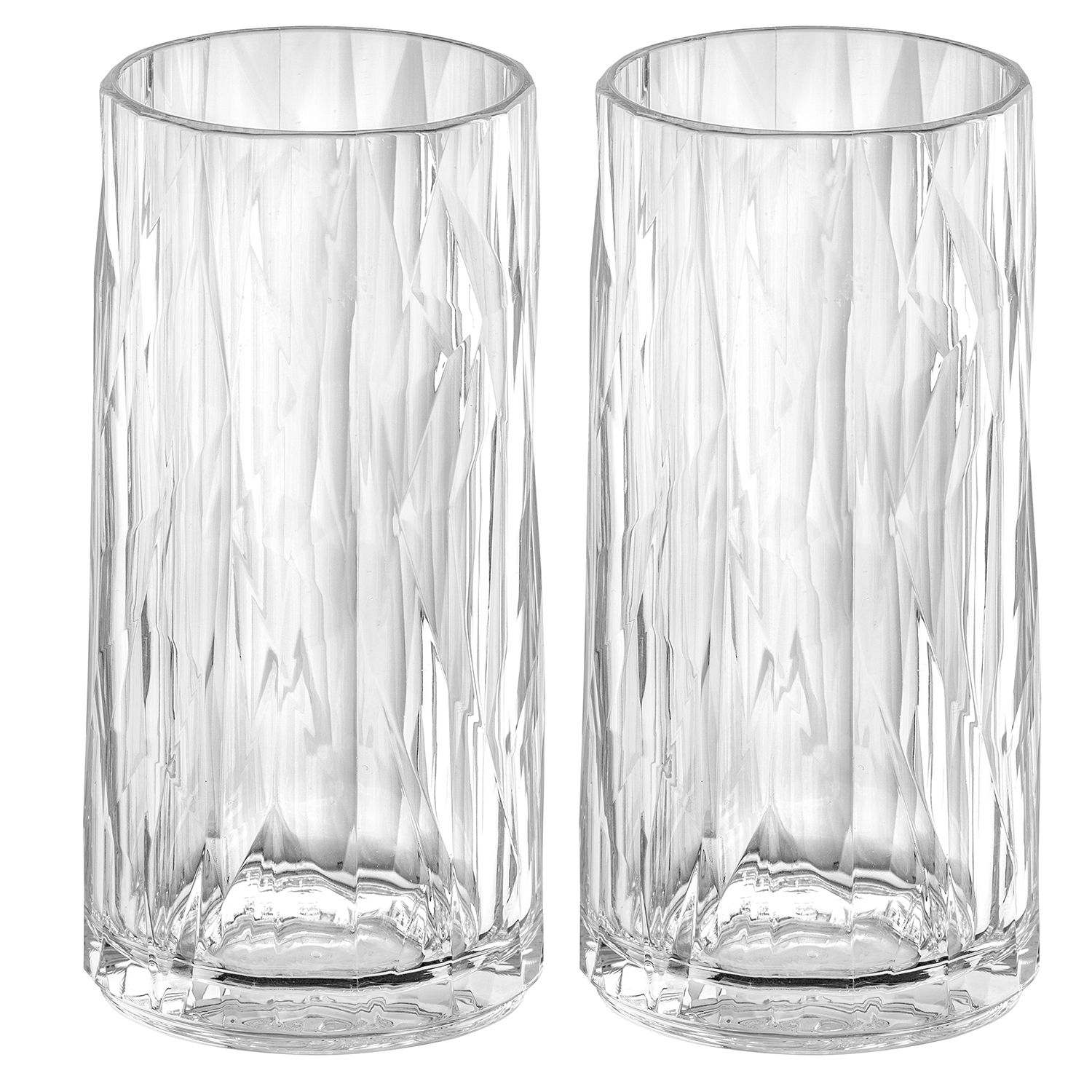 Koziol Club No.8 Cocktail Glass - 300ml - Set of 2 - Transparent