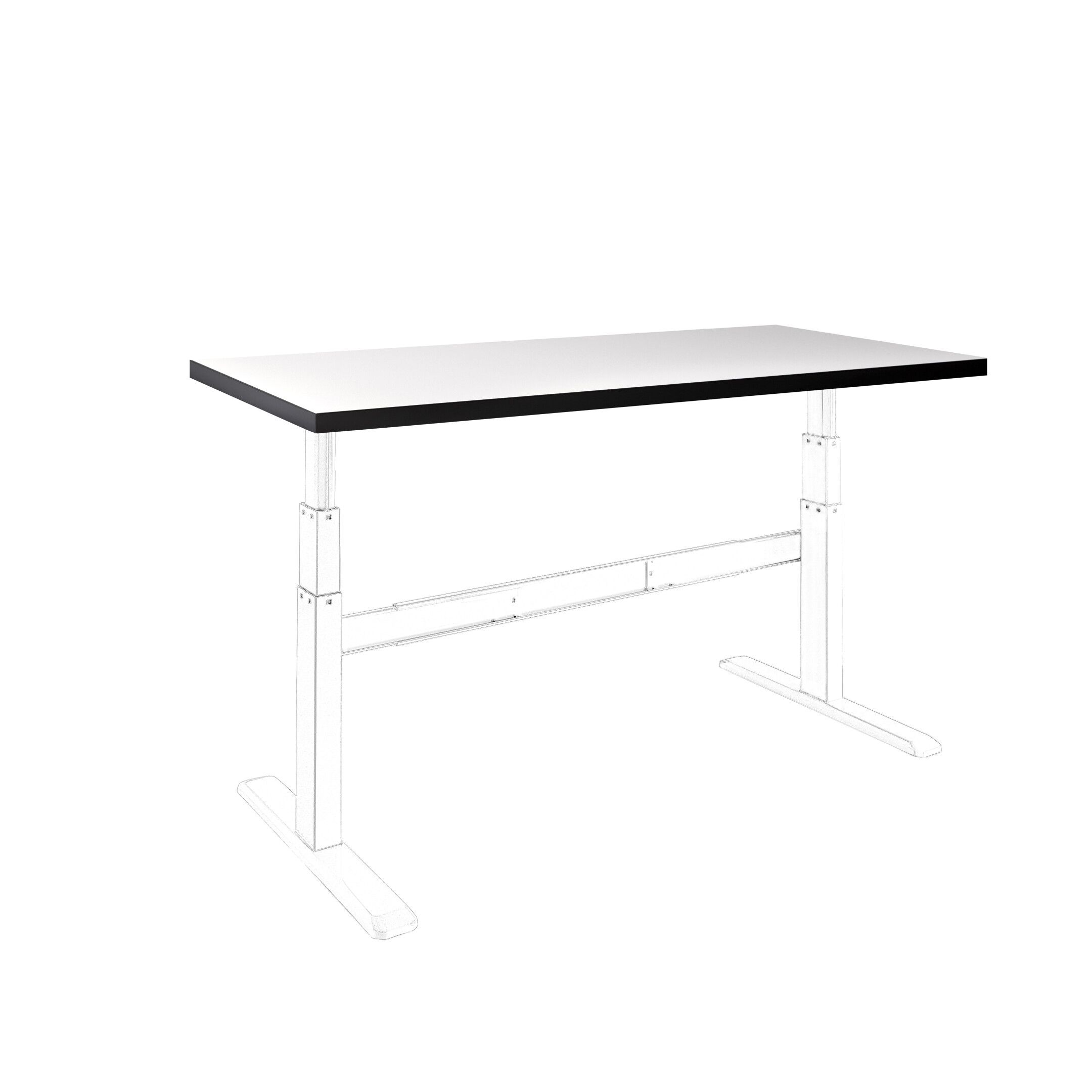 Celexon HPL tafelplateau 125 x 75 cm wit