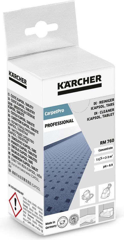 Kärcher RM 760 Tapijt / Textiel Reinigingsmiddel Tablet 16 Stuks