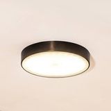 Argon LED-Deckenleuchte Timur, anthrazit, Stahl, Ø 34 cm