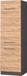 Vicco Fame-Line Koelkast ombouwkast – 60 cm Krachtige eik goud