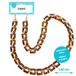 Zanae Leopard Telefoon Draagkoord Ketting Gouden Fire