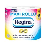 Regina Maxi-rol: 4 rollen toiletpapier, 500 vellen per rol