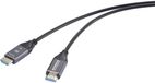 SpeaKa Professional SP-12842688 HDMI-kabel HDMI / Glasvezel Aansluitkabel HDMI-A-stekker, HDMI-A-stekker 100 m Zwart 8K UHD, Active Optical Cable (AOC)