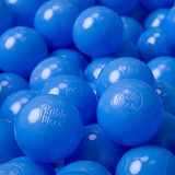 KiddyMoon Plastic Ballen Voor Kinderen Ø 6Cm Kleurig Gecertificeerd, Blauw, 1200 Ballen/6Cm