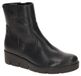 Gabor Bottines femme 8005 cuir véritable noir talon compensé 3cm hauteur de tige 16cm fermeture éclair largeur normale