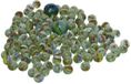 Gerimport Billes dans un filet - 240x - verre - Billes œil de chat