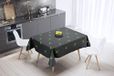 Bonamaison Tafelkleed, Anti-Mold, Sneldrogend, Waterdicht, 100% Polyester Tafellaken, Neon groene rook, 140 x 140 Cm