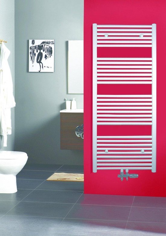 Royal Plaza Sorbus r radiator 50x180 n41 666w recht met midden aansluiting wit 57266 wit