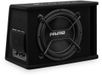 Caliber BC112SA-PRO subwoofer active pour voiture, 12 pouce, caisson de basses avec amplificateur, 500 W RMS, 1000 W crête, kit d'enceintes actives pour voiture, noir