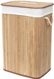 Compactor RAN5217 opberg- en organisatiesystemen, bamboe-polyester-katoen, naturel, 45 x 35 x H. 60 cm