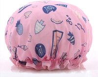 2x Premium Douche Muts - Tropisch roze - van Heble®