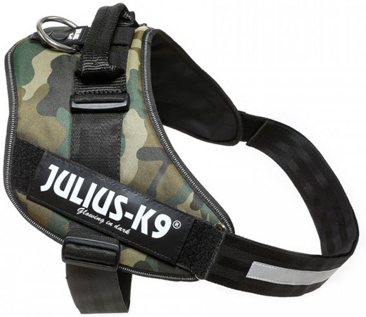 JULIUS K9 IDC Powertuig/Harnas - Maat 4/98-138cm - XXXL - Camouflage