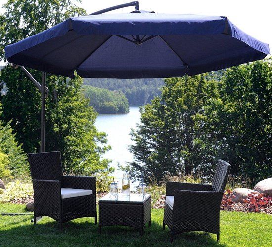 Viking Choice Zweefparasol Marineblauw