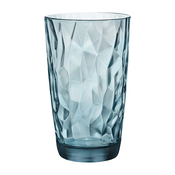 Bormioli Rocco Diamond Longdrinkglazen - 47 cl - Blauw - Set van 6