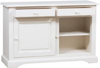 BISCOTTINI Dressoir COUNTRY V - Massief Lindehout - Antiek Wit - 142x50x90 cm