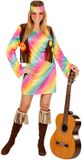 Generik Veelkleurige hippie outfit voor vrouwen - Verkleedkleding - Maat M