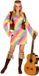 Generik Veelkleurige hippie outfit voor vrouwen - Verkleedkleding - Maat M