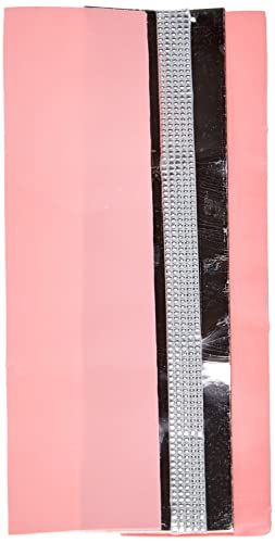 Pracht Creatives Hobby 7074-20155 Versierende wasplaten Mix, 3 halve wasplaten, roze-tint zilver