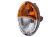 HELLA VALUEFIT Knipperlicht - Agroluna - Halogeen - 12V - Inbouw/Opbouw/Geschroefd - ADR/GGVS - Lenskleur: Geel/Wit - Stekker: Platte stekker - links/rechts - Aantal: 1
