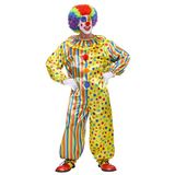 Kleurrijk Widmann Kleurrijk clown kostuum voor volwassenen