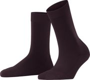 FALKE ClimaWool eenkleurig wol lyocell sokken dames rood - maat 41-42