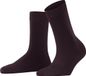 FALKE ClimaWool eenkleurig wol lyocell sokken dames rood - maat 41-42