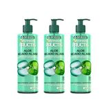 Garnier Fructis Aloë hydraterende haarbehandeling voor lang normaal haar met alore vera en plantaardige glycerine, 3 x 400 ml