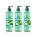 Garnier Fructis Aloë hydraterende haarbehandeling voor lang normaal haar met alore vera en plantaardige glycerine, 3 x 400 ml