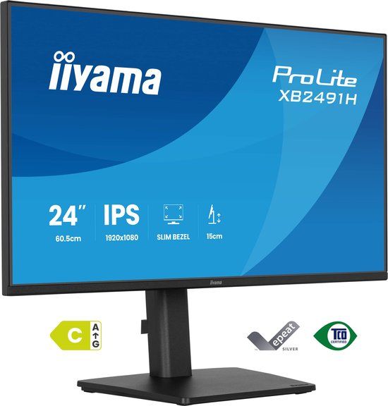 iiyama ProLite XB2491H-B1 - 24 inch - Full HD - IPS - verstelbaar