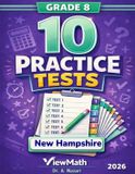 10 Libri GmbH 10 New Hampshire NH SAS Grade 8 Math Practice Tests