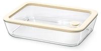 Bavary Récipient de conservation 1400 ml 22 x 17 cm avec couvercle hermétique Verre
