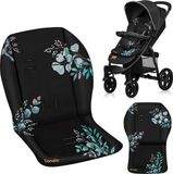 Lionelo Seatliner - Universeel Inlegkussen Kinderwagen - Dubbelzijdig Design - Hydrofobe Stof - Flexibele Pasvorm - Wasbaar - Comfortabel & Zacht - Golden Moments