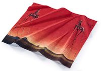 Musearta BT-SD-EL-V424326 Strandhanddoek met het motief The Elephants van de kunstenaar Salvador Dalí, van katoen, afmetingen 120 x 150 cm