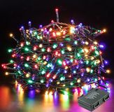 Merkloos Kerst Verlichting - 300 LED-lichtketting buiten, 8 modi, IP44, kleurrijk