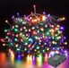 Merkloos Kerst Verlichting - 300 LED-lichtketting buiten, 8 modi, IP44, kleurrijk