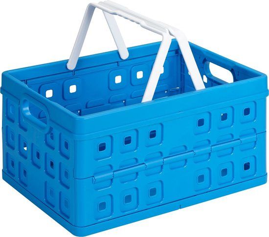 Sunware Square Vouwkrat - 32L - Blauw - 49 x 36 x 24,5 cm